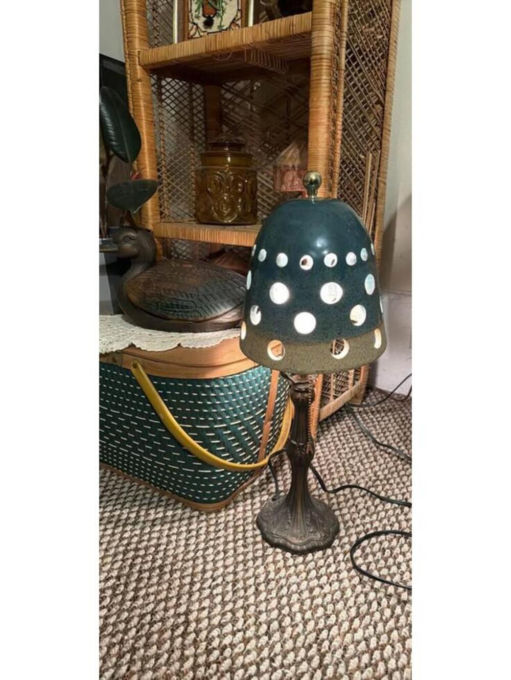 Ceramic Vintage Mushroom Style Lamp